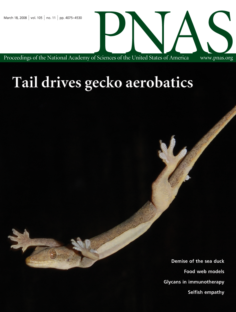 PNAS cover article