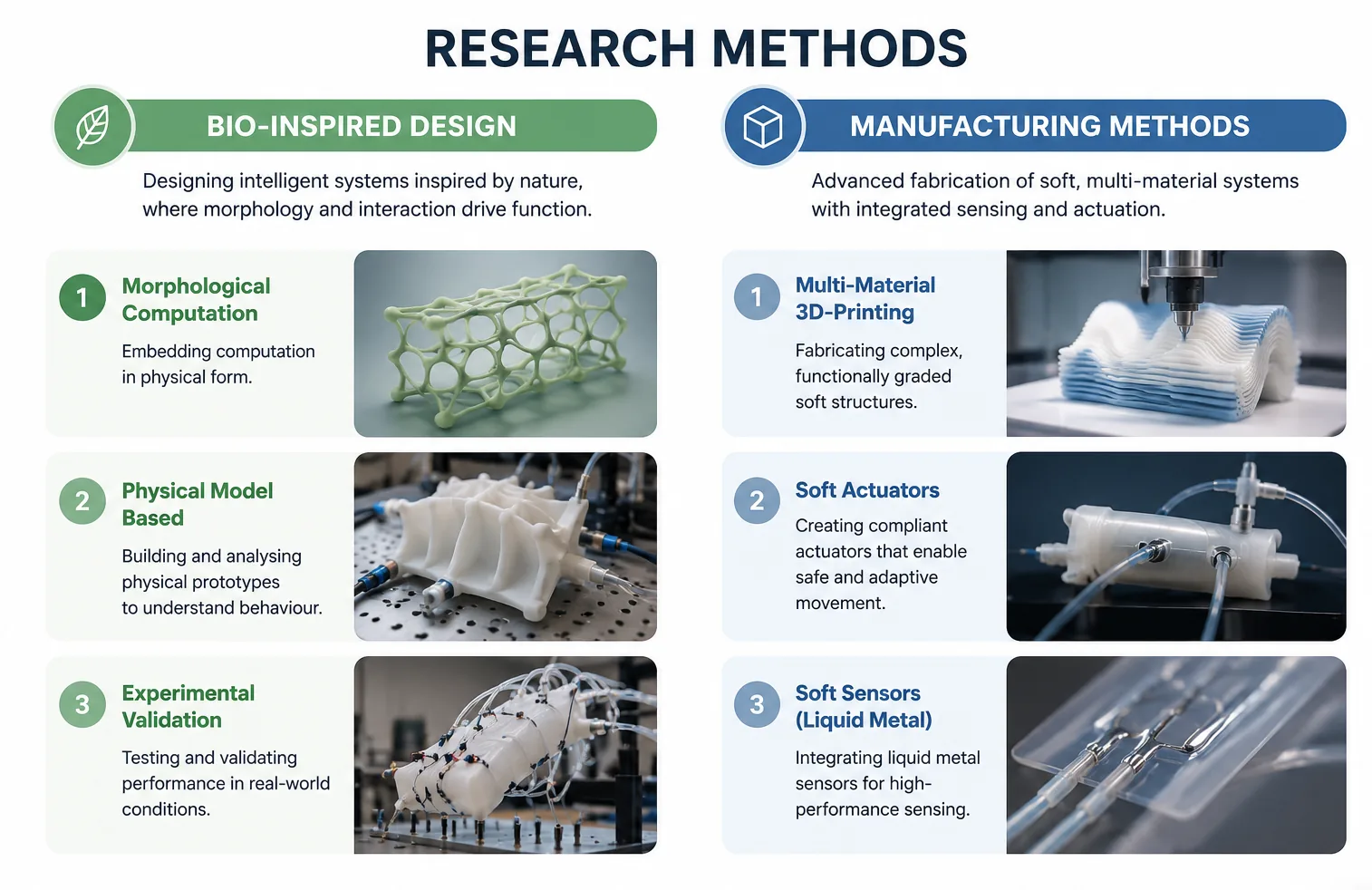 Research methods overview — bio-inspired design and manufacturing methods